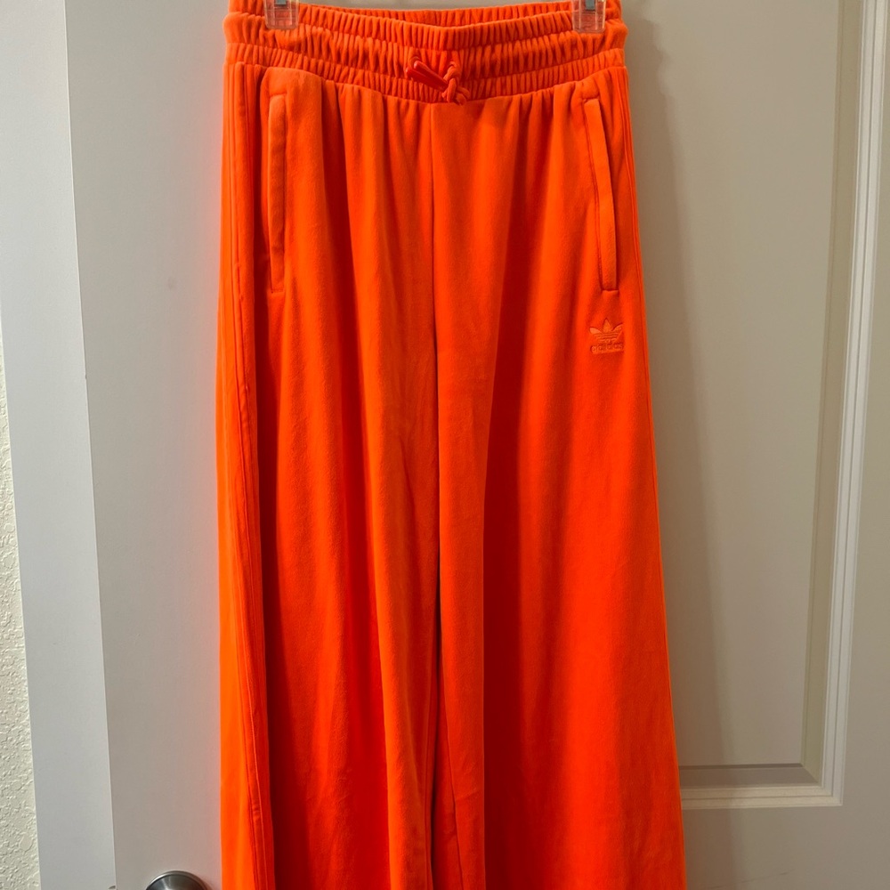 Adidas originals Super Wide Leg Knit Track Pants